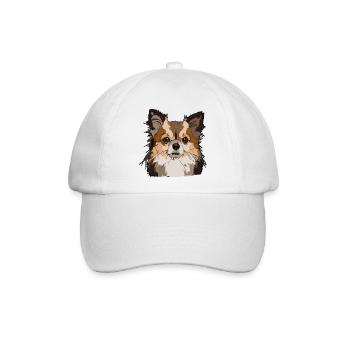 Chihuahua - Baseballkappe - Weiß/Weiß - Vorne