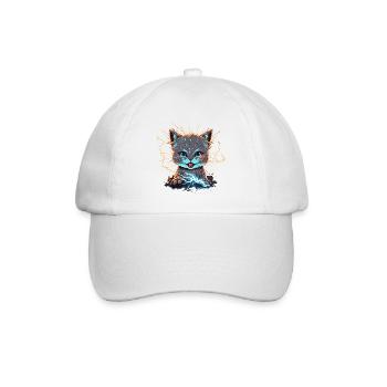 Spannung Kat - Baseballkappe - Weiß/Weiß - Vorne