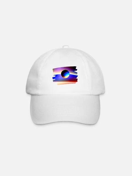 Ein blauer Planet - Baseballkappe - Weiß/Weiß