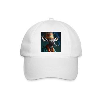 Cannabiche 01 mit - Baseballkappe - Weiß/Weiß - Vorne