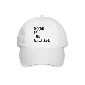 Allah is the Greatest - Baseballkappe - Weiß/Weiß - Vorne