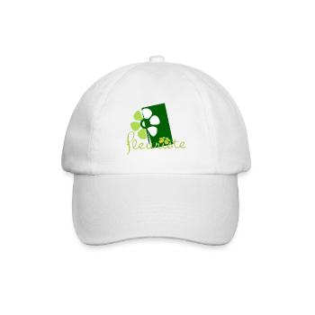 Blumenhändler - Baseballkappe - Weiß/Weiß - Vorne