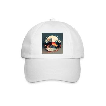 SURREAL - Baseballkappe - Weiß/Weiß - Vorne