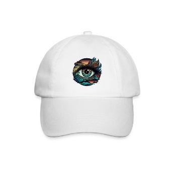 TRIPPY AUGE - Baseballkappe - Weiß/Weiß - Vorne