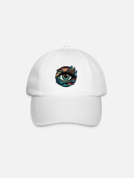 TRIPPY AUGE - Baseballkappe - Weiß/Weiß