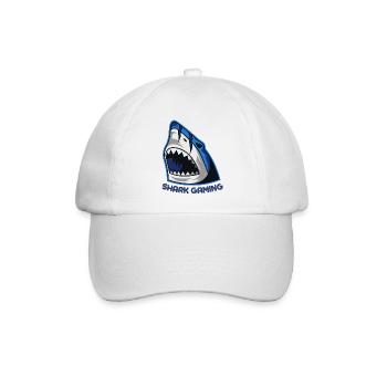 SHARK GAMING - Baseballkappe - Weiß/Weiß - Vorne