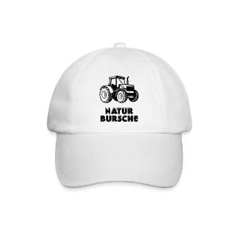 Landmaschinen Landleben Traktor Statement Landluft - Baseballkappe - Weiß/Weiß - Vorne