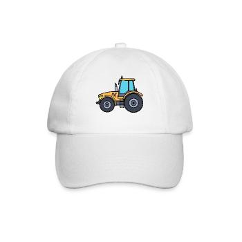 Trecker Fahrzeug Nutzfahrzeug Traktor Landluft - Baseballkappe - Weiß/Weiß - Vorne