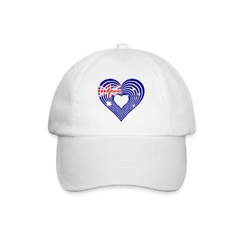 Australia Australien - Baseballkappe - Weiß/Weiß - Vorne