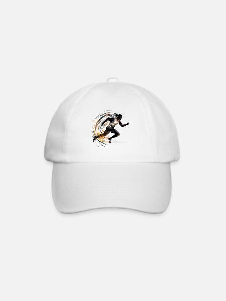 Läufer - Baseballkappe - Weiß/Weiß