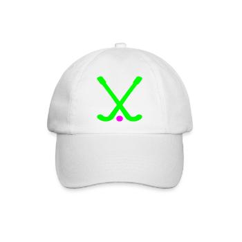 Feldhockey Schläger - Hallenhockey - Baseballkappe - Weiß/Weiß - Vorne