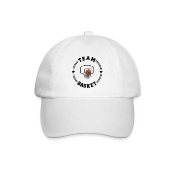 MANNSCHAFTSKORB College Runde W - Baseballkappe - Weiß/Weiß - Vorne