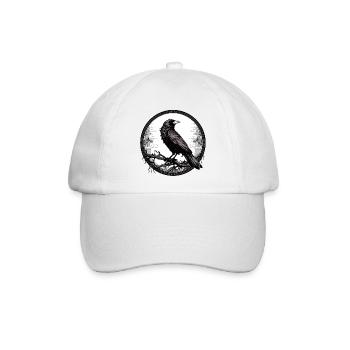 Rabe - Baseballkappe - Weiß/Weiß - Vorne