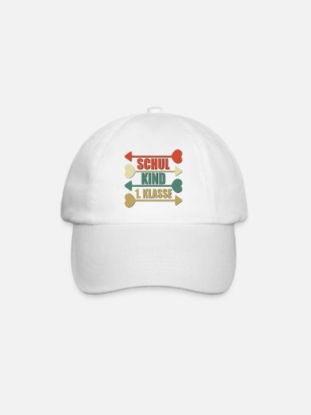 SCHULKIND 1. KLASSE - Baseballkappe - Weiß/Weiß