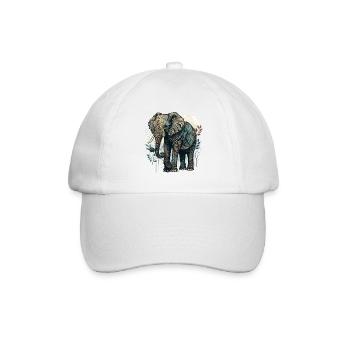 Afrikanischer Stolz - Baseballkappe - Weiß/Weiß - Vorne