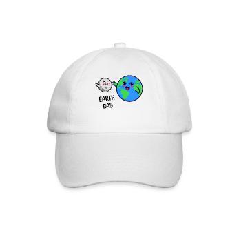 Umweltfreundlich Mutter Erde Natur Umwelt - Baseballkappe - Weiß/Weiß - Vorne