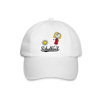 Schulkind - Baseballkappe - Weiß/Weiß - Vorne