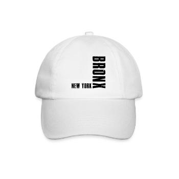 Bronx New York - Baseballkappe - Weiß/Weiß - Vorne
