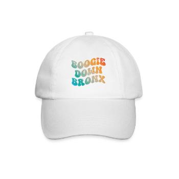 Boogie Down Bronx - Baseballkappe - Weiß/Weiß - Vorne