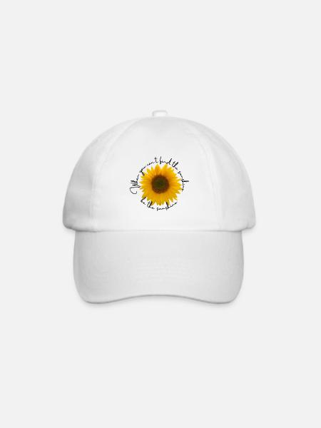 Be the sunshine - Baseballkappe - Weiß/Weiß
