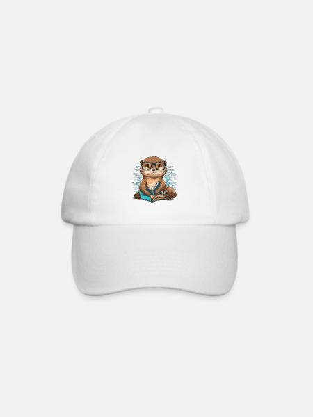 Otterly Vertieft - Baseballkappe - Weiß/Weiß