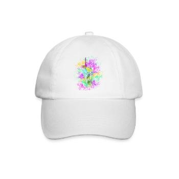 Colorful Summer Cocktail Vibes - Baseballkappe - Weiß/Weiß - Vorne