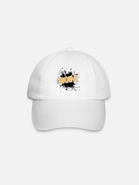 Moin - Baseballkappe - Weiß/Weiß