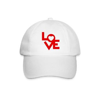 Entfesseln Sie Ihre Romantik - Baseballkappe - Weiß/Weiß - Vorne