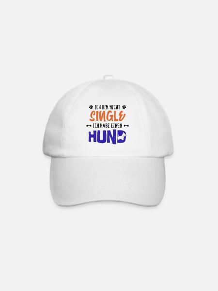 Hund Statement Haustiere Lieblingstier Heimtier - Baseballkappe - Weiß/Weiß