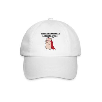 Ratte Schoßtier Statement Haustiere Heimtier - Baseballkappe - Weiß/Weiß - Vorne
