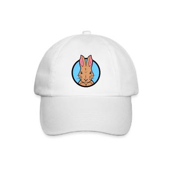 Häschen Haustiere Kuscheltier Lieblingstier Tiere - Baseballkappe - Weiß/Weiß - Vorne
