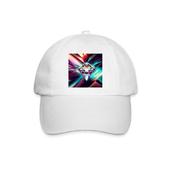Diamant - Baseballkappe - Weiß/Weiß - Vorne