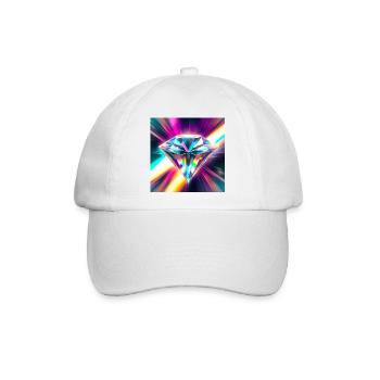 Diamant - Baseballkappe - Weiß/Weiß - Vorne