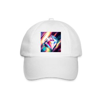 Diamant - Baseballkappe - Weiß/Weiß - Vorne