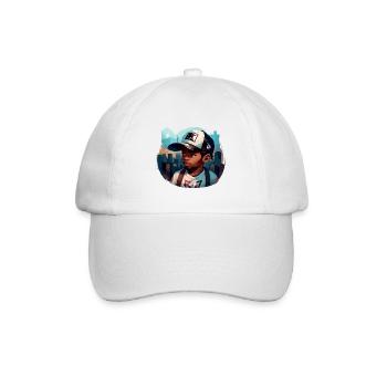 Urbaner Kerl - Baseballkappe - Weiß/Weiß - Vorne
