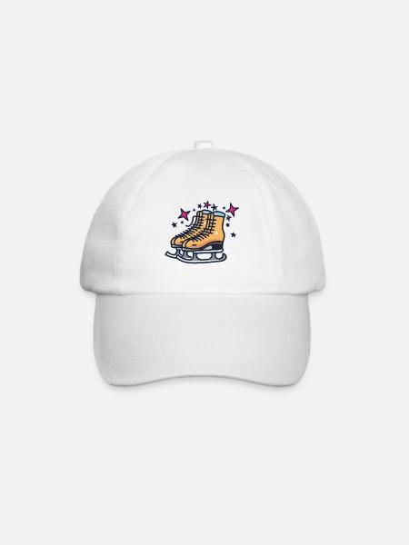 Schlittschuhe - Baseballkappe - Weiß/Weiß