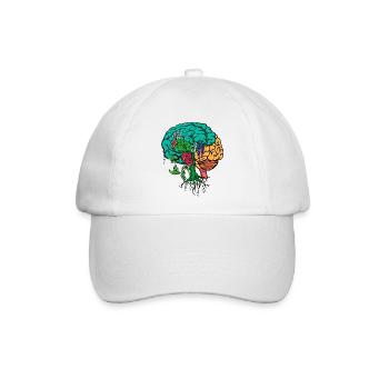 Baum Umwelt Erde Umweltschutz Umweltschützer - Baseballkappe - Weiß/Weiß - Vorne