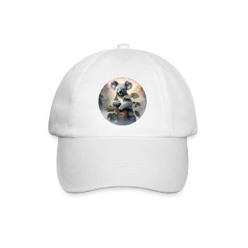 Koala / Tierwelt / Eukalyptus / Baumbewohner / Zoo - Baseballkappe - Weiß/Weiß - Vorne