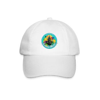Weed Marihuana Cannabis Bud Lemon Haze - Baseballkappe - Weiß/Weiß - Vorne