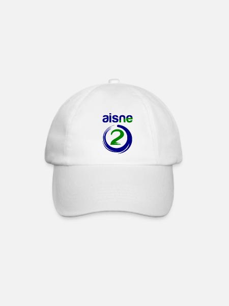 Aisne 02 - Baseballkappe - Weiß/Weiß