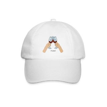 Cheers - Baseballkappe - Weiß/Weiß - Vorne