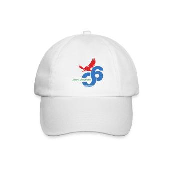 Alpes-Maritimes - Baseballkappe - Weiß/Weiß - Vorne