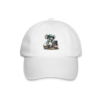 Koala-Beats - Baseballkappe - Weiß/Weiß - Vorne