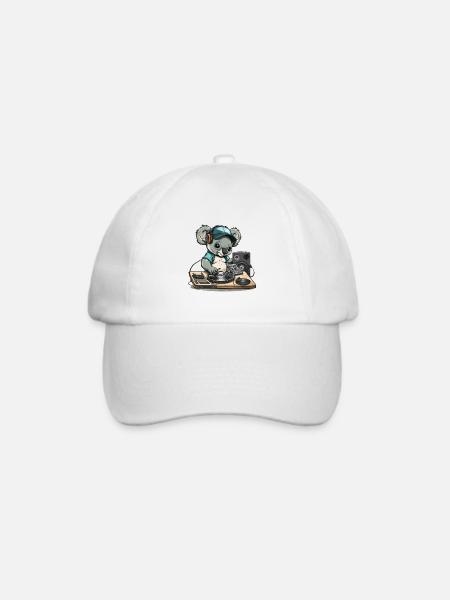 Koala-Beats - Baseballkappe - Weiß/Weiß