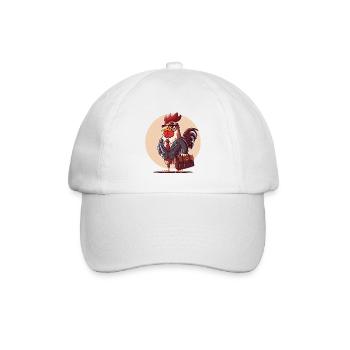 Rooster Enterprises - Baseballkappe - Weiß/Weiß - Vorne