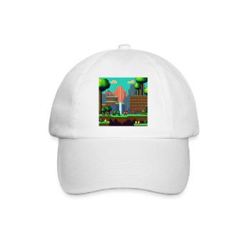 Videospiel für Gamer - Baseballkappe - Weiß/Weiß - Vorne