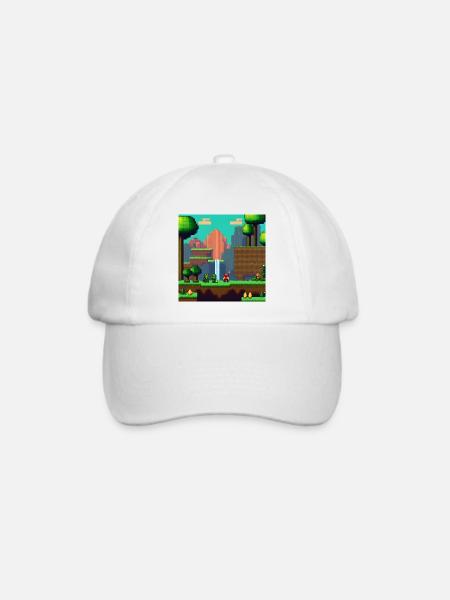 Videospiel für Gamer - Baseballkappe - Weiß/Weiß