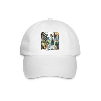 Anime / Comic / Japanisch / Zeichentrick / Cartoon - Baseballkappe - Weiß/Weiß - Vorne