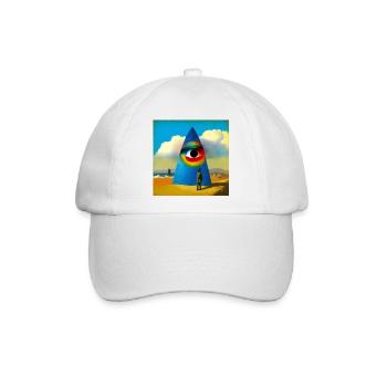Surreal 04 - Baseballkappe - Weiß/Weiß - Vorne