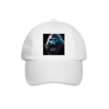 Gorilla 06 - Baseballkappe - Weiß/Weiß - Vorne